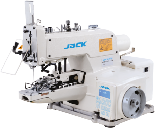 Máquina de Costura Botoneira Direc Drive Jack JK-1377E-2 E 4 furos e X